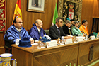 Ceremonia de Investidura de Manuel Luzón Peña, Horacio Capel Sáez y Luis García Zurdo como Doctores Honoris Causa por la ULE