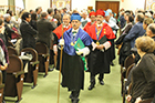 Ceremonia de Investidura de Manuel Luzón Peña, Horacio Capel Sáez y Luis García Zurdo como Doctores Honoris Causa por la ULE