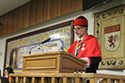 Ceremonia de Investidura de Manuel Luzón Peña, Horacio Capel Sáez y Luis García Zurdo como Doctores Honoris Causa por la ULE