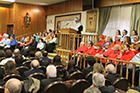 Ceremonia de Investidura de Manuel Luzón Peña, Horacio Capel Sáez y Luis García Zurdo como Doctores Honoris Causa por la ULE