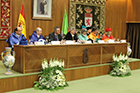 Ceremonia de Investidura de Manuel Luzón Peña, Horacio Capel Sáez y Luis García Zurdo como Doctores Honoris Causa por la ULE