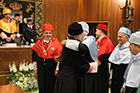 Ceremonia de Investidura de Manuel Luzón Peña, Horacio Capel Sáez y Luis García Zurdo como Doctores Honoris Causa por la ULE