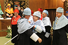 Ceremonia de Investidura de Manuel Luzón Peña, Horacio Capel Sáez y Luis García Zurdo como Doctores Honoris Causa por la ULE