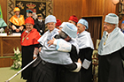 Ceremonia de Investidura de Manuel Luzón Peña, Horacio Capel Sáez y Luis García Zurdo como Doctores Honoris Causa por la ULE