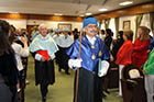 Ceremonia de investidura de Luis Mateo Diez, Víctor García de la Concha, José María Merino y José Antonio Pascual Rodríguez como Doctores Honoris Causa por la ULE