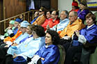 Ceremonia de investidura de Luis Mateo Diez, Víctor García de la Concha, José María Merino y José Antonio Pascual Rodríguez como Doctores Honoris Causa por la ULE