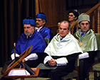 Ceremonia de investidura de Amable Liñán, Rodrigo Bercovitz y Luis Bascuñán como Doctores Honoris Causa por la ULe