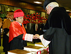 Ceremonia de investidura de Amable Liñán, Rodrigo Bercovitz y Luis Bascuñán como Doctores Honoris Causa por la ULe