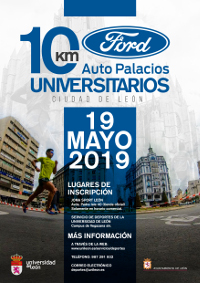 10 Km Universitarios Ford Auto Palacios Ciudad de León - 2019