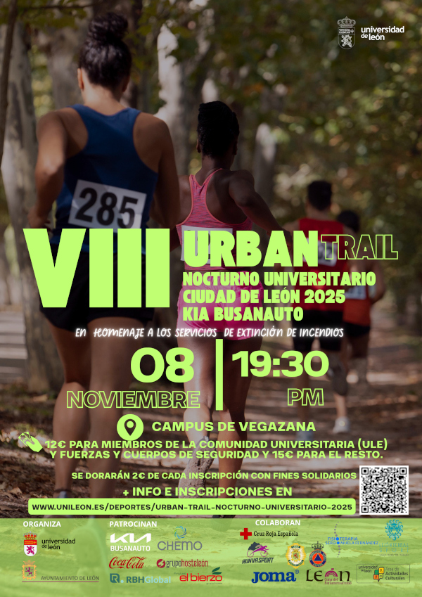 VIII Urban Trail Nocturno Universitario Ciudad de León Kia Busanauto
