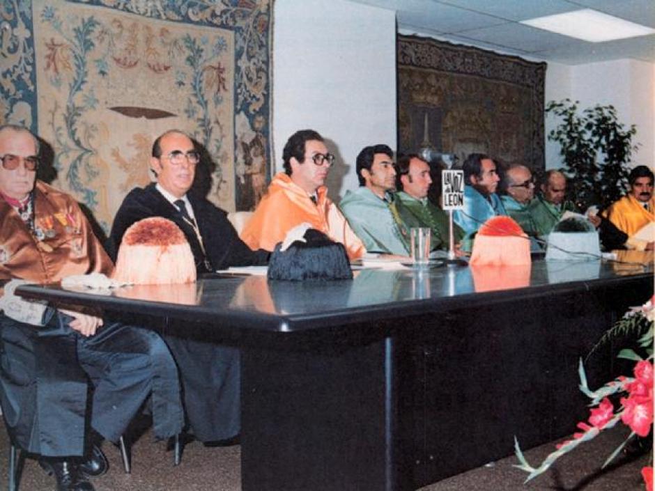 1979. Inauguración del último curso dependiendo de la Universidad de Oviedo